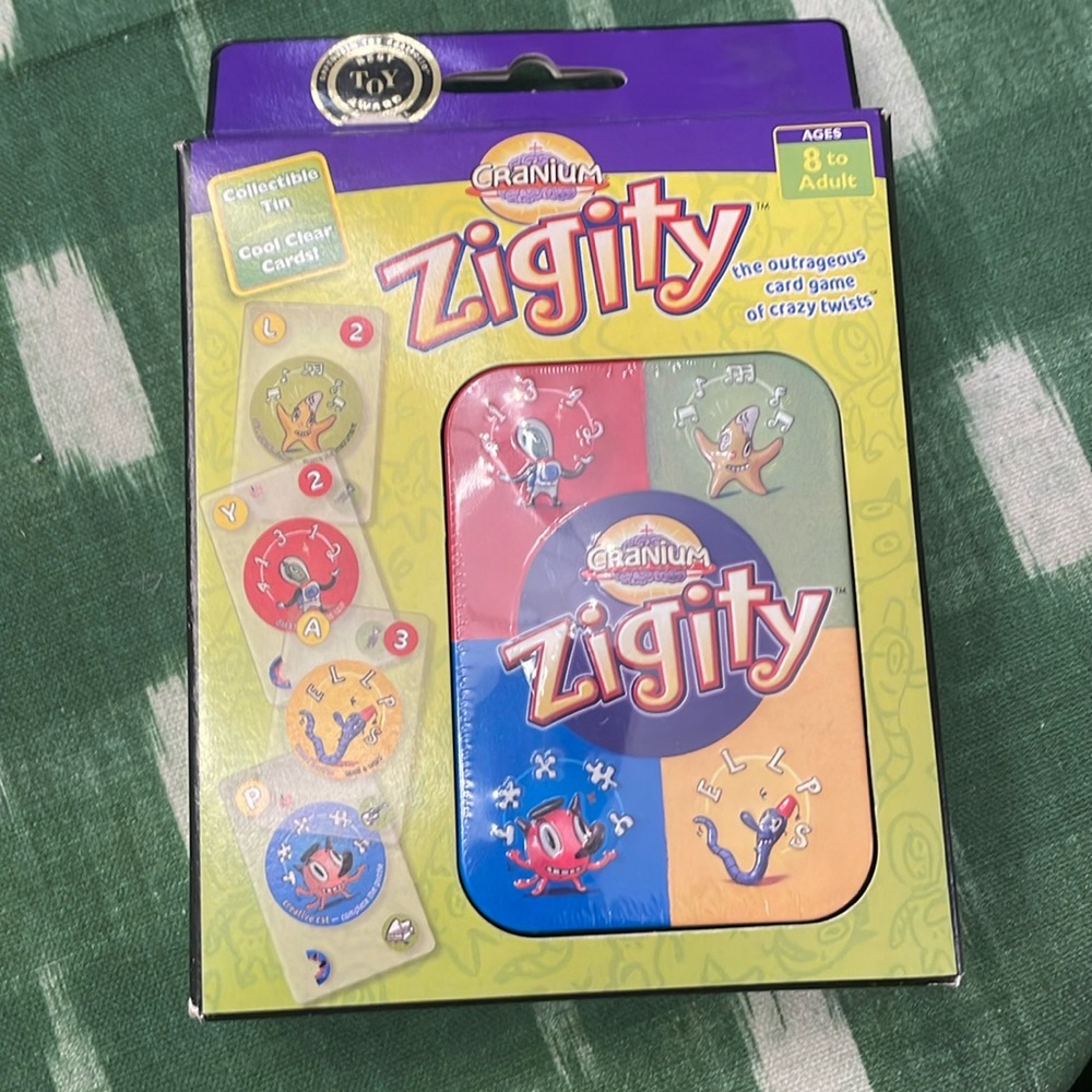 Cranium Zigity Kids Card Game Best Toy Award